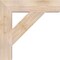 Ekena Millwork Traditional Block Smooth Bracket, Douglas Fir, 5 1/2"W x 28"D x 28"H BKT06X28X28TRA05SDF - alternate 3